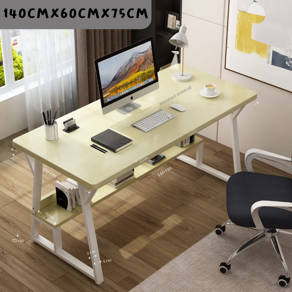jual meja kantor/meja kerja/meja tulis/meja belajar 140x60x74cm