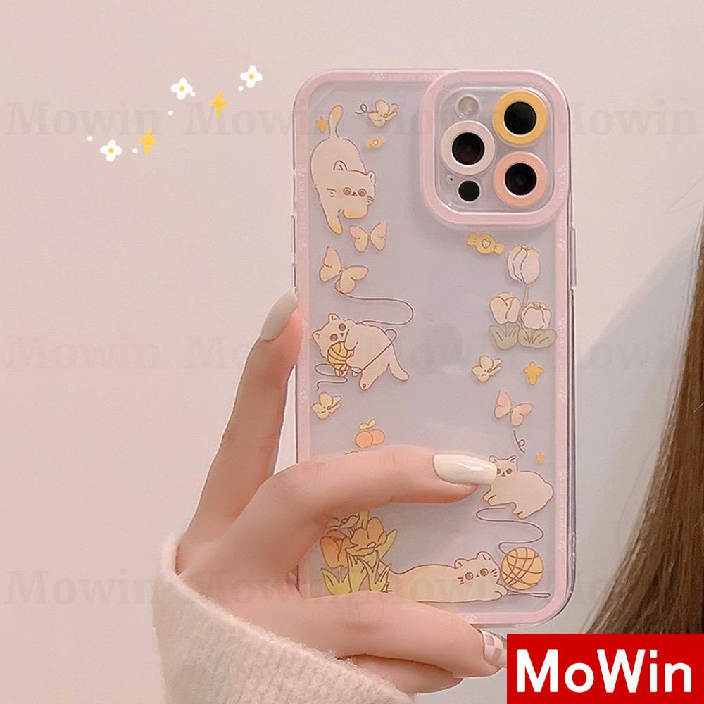 iPhone Case Silicone Soft Case Clear Case Square Edge Angel Eye Cat Eye Pupil Eye Full Cover Camera Protection Shockproof Case Pink Butterfly Cat Cute Style For iPhone 13 Pro Max iPhone 12 Pro Max iPhone 11 Pro Max iPhone 7 Plus iPhone XR XS MAX Pro Max