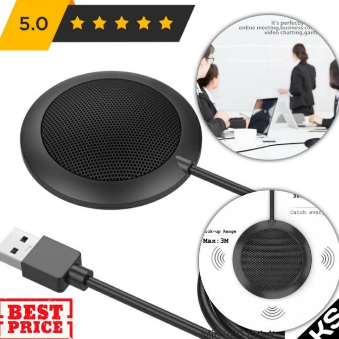 360 Microphone Omnidirectional Conference Room- Zoom Gmeet Dll