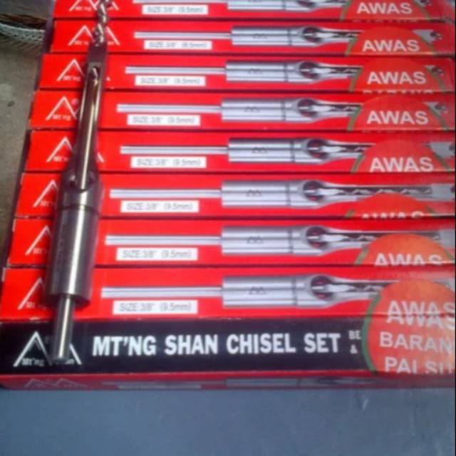 mata bor bobok kayu mata bor persegi MT'NG SHAN Mata Bor Bobok Kayu 5/8"