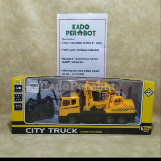 Remote Control City Truck Construction Keren-truk beko remote control