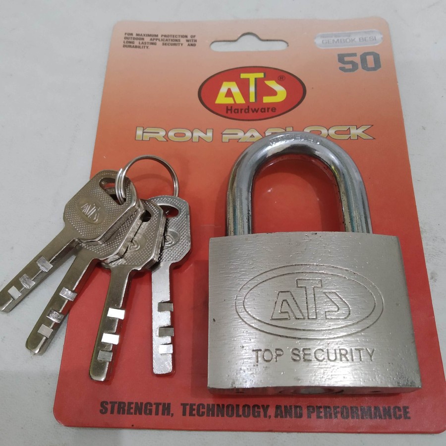 Gembok Besi ATS 50mm Iron Padlock 50 mm