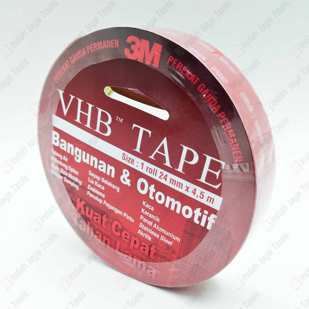 Double Tape VHB 3M ORIGINAL 24mm x 4.5m Busa Perekat