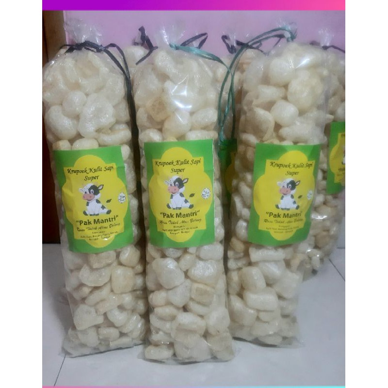 

krupuk kulit sapi super pak mantri