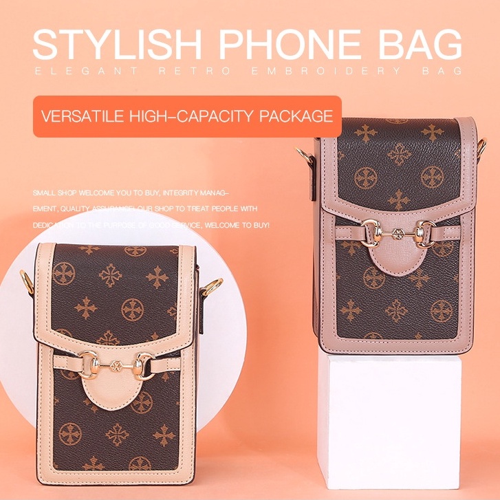 BOISEEN N1895 Tas Selempang Wanita Tas Handphone Sling Bag WATCHKITE WKOS