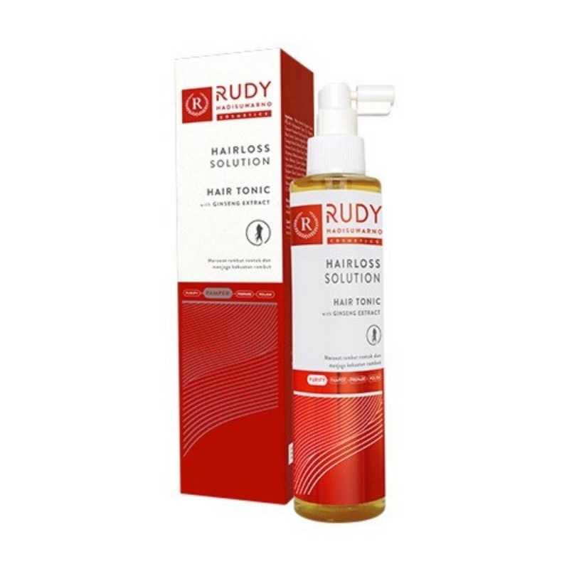 Rudy Hadisuwarno Hair Tonic Ginseng Hair Loss Defense Tonic Rambut Anti Kerontokan