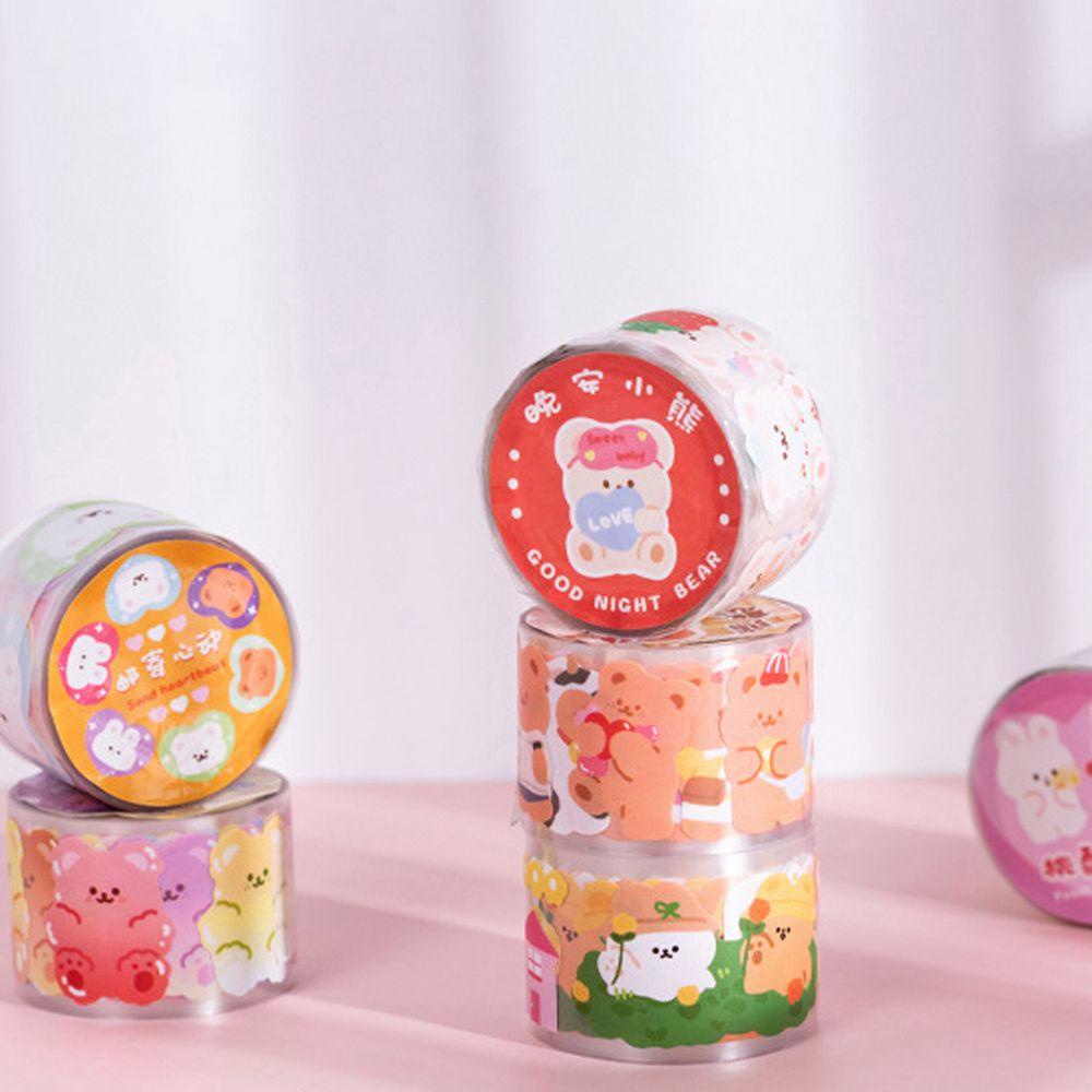 Mxbeauty Tape Perekat Kreatif Siswa Alat Tulis Buku Pegangan Dekoratif Scrapbooking Label Tape Hand Akun Pita Dekoratif
