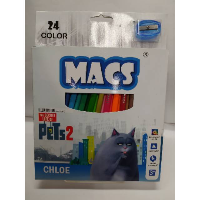 

Macs 24 color pencils Minions