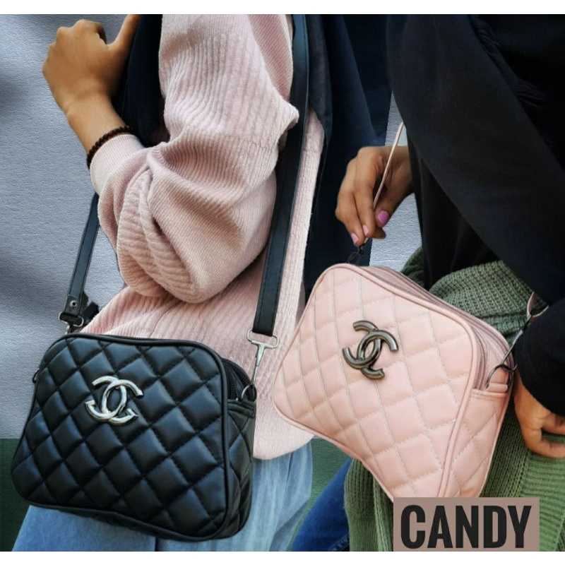 TAS SELEMPANG ZAMZAM CANDY KEREN EMBOS 2 RUANG ACC C