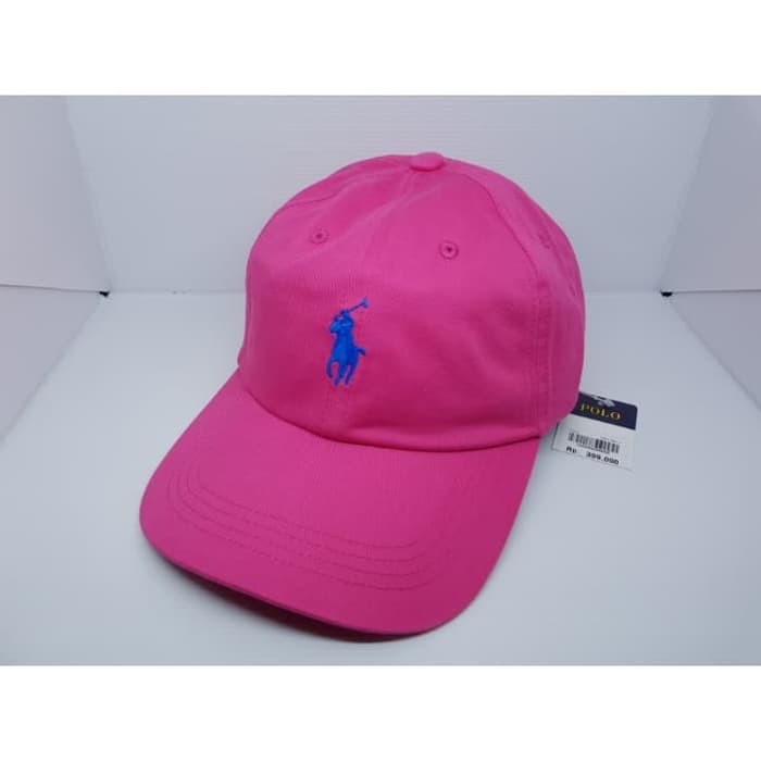 Topi POLO Leather Strap Original - Pink