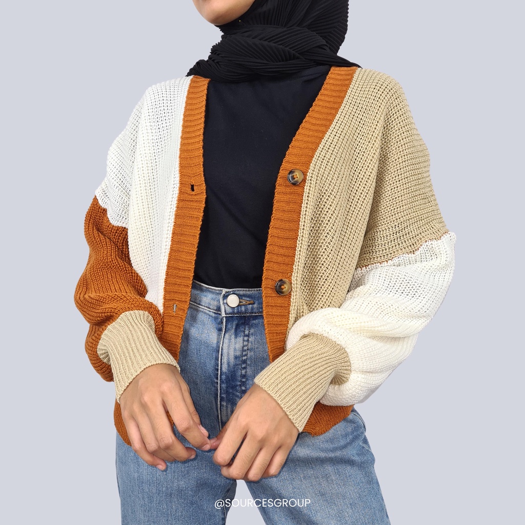 Milea Cardie Rajut Knitt Halus Tebal Premium Outerweaar Cardigan Wanita Remaja Muslim Korean style