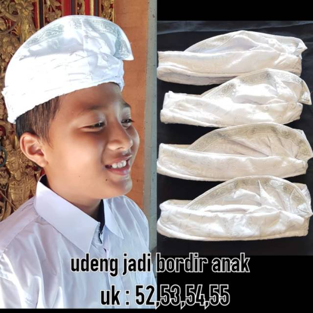 Udeng jadi bordir