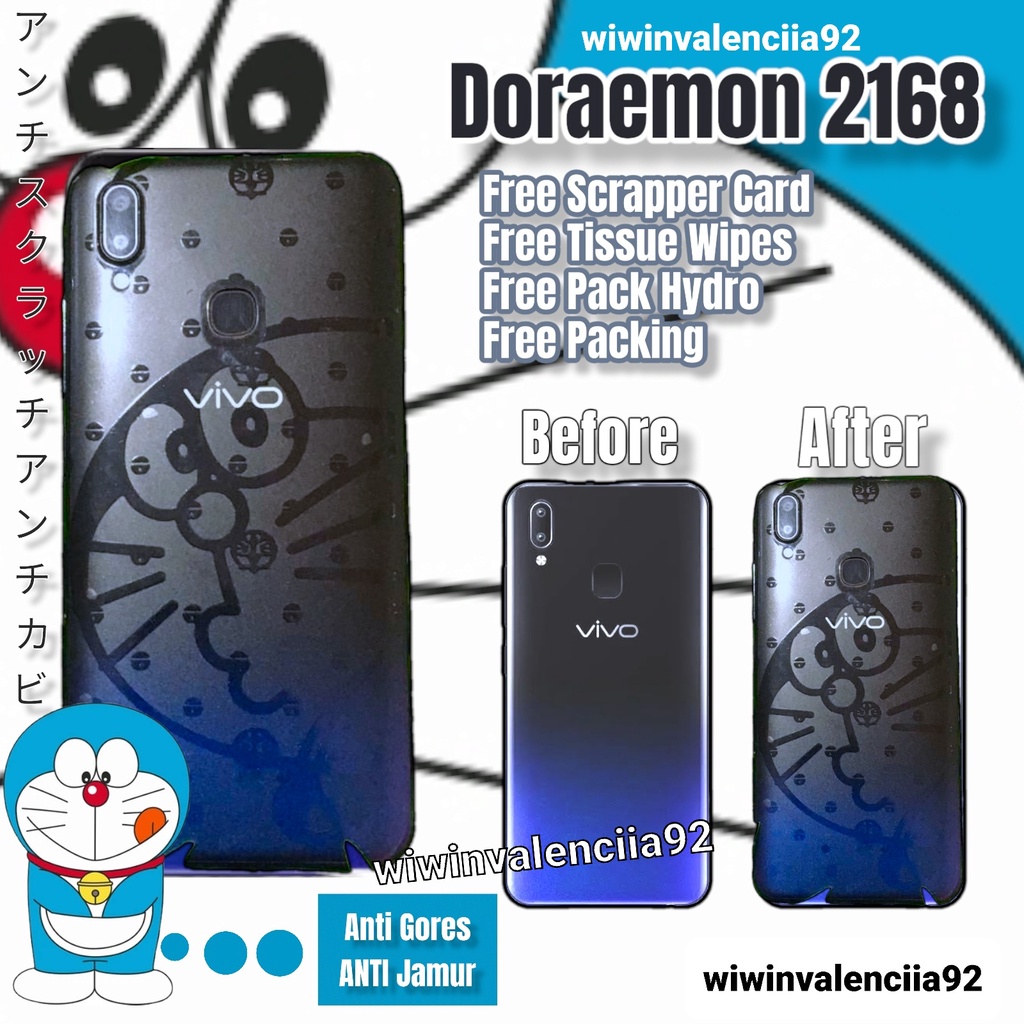 Samsung A14 A53 A52 A52s A73 A72 A33 A32 A23 A22 A13 A12 M14 M62 M53 M52 M33 M32 M23 M22 M13 M12 A2 Core Skin Doraemon Back/Garskin Belakang Anti Jamur/An Gores 3 5 Dimensi 3D 5D/Antigores Hidrogel Hydrogel /Screen Guard Back Berlian Nobita Sisuka 4G 5G S