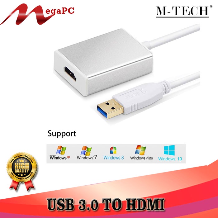 USB 3.0 to HDMI Converter Cable Multi Display