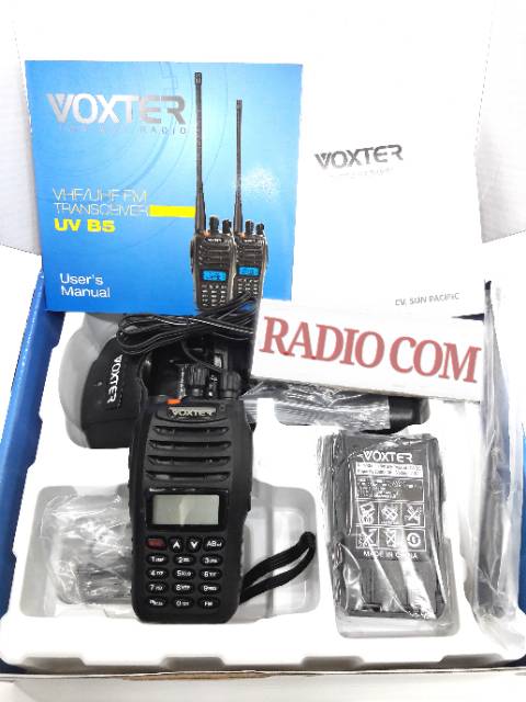 HT DUALBAND VOXTER UV B5 MURAH  / HANDY TALKY DUALBAND UV B5 VOXTER