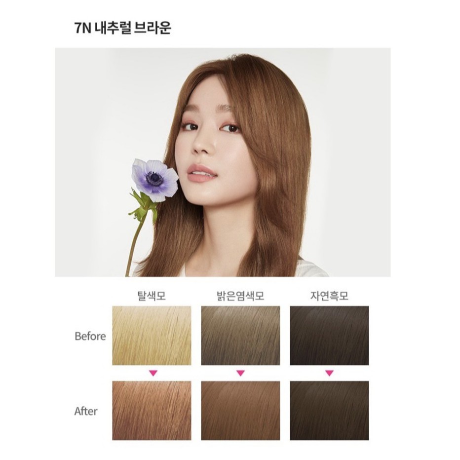 Etude House Bubble Hair Coloring Br08 Natural Brown Shopee