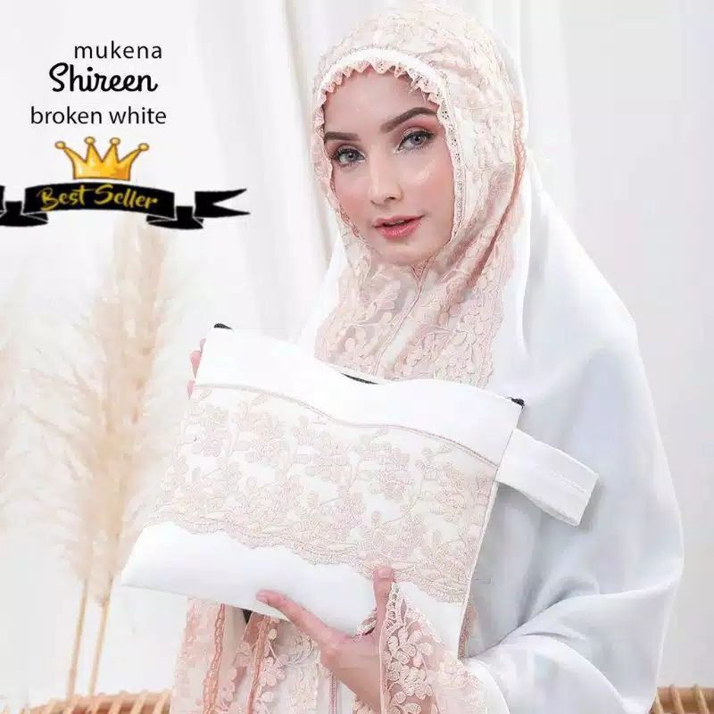 MUKENA DEWASA RAYON JUMBO Shireen Renda mewah