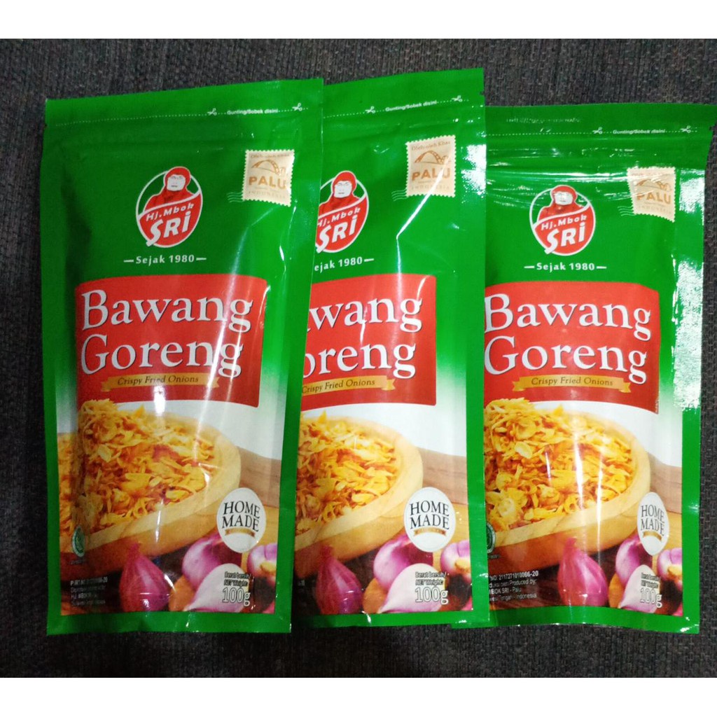 

Bawang Goreng Palu Hj Mbok Sri 100 gr