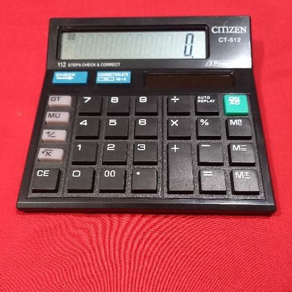 

Kalkulator CMZEN CT-512 Hitam (12 digit)