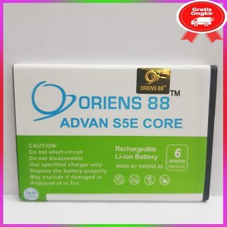 BATERAI ADVAN S5E CORE ORIENS 88 DOUBLE POWER BATRE ADVAN S5E NEW CORE M6 BARCELONA BP50AA ORIGINAL