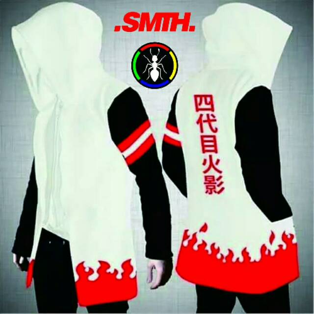 De Mughni Jaket Jumbo Anime Naruto Jubah Anime Jubah Naruto Hokage