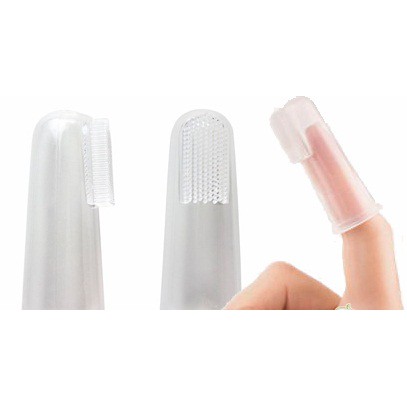 Sikat Gigi Lidah Bayi Silikon / Baby Finger Brush Silicone /Sikat Gigi Jari Bahan Silikon untuk Bayi