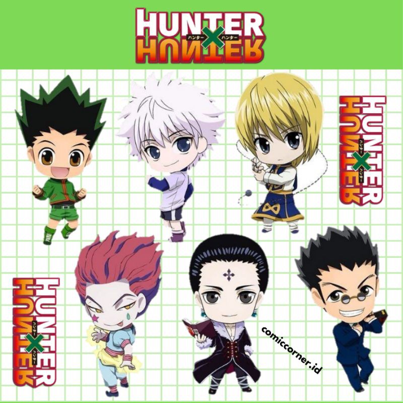 Stiker hxh/ sticker hunter x hunter / sticker gon / sticker killua hxh merch