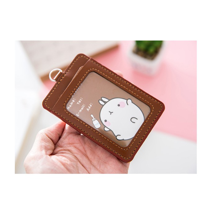 

2 NAME TAG KULIT PU. GANTUNGAN ID CARD, KALUNG ID CARD WATERPROOF
