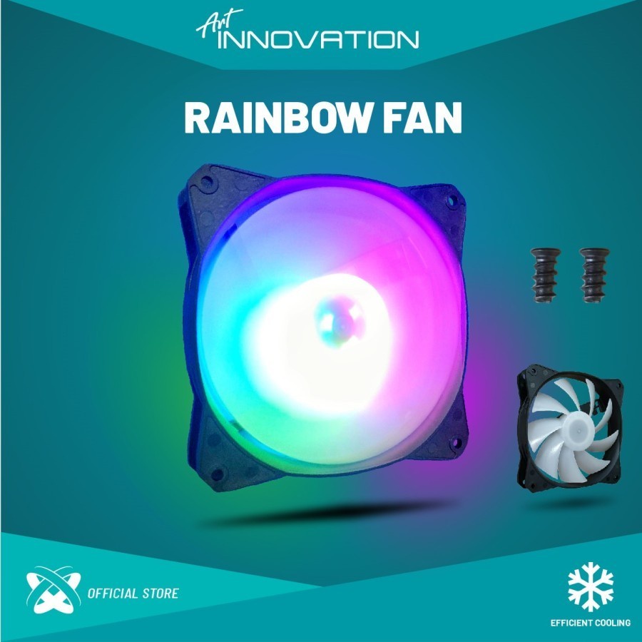 Fan Case 12cm Innovation Rainbow Fan Casing 12cm