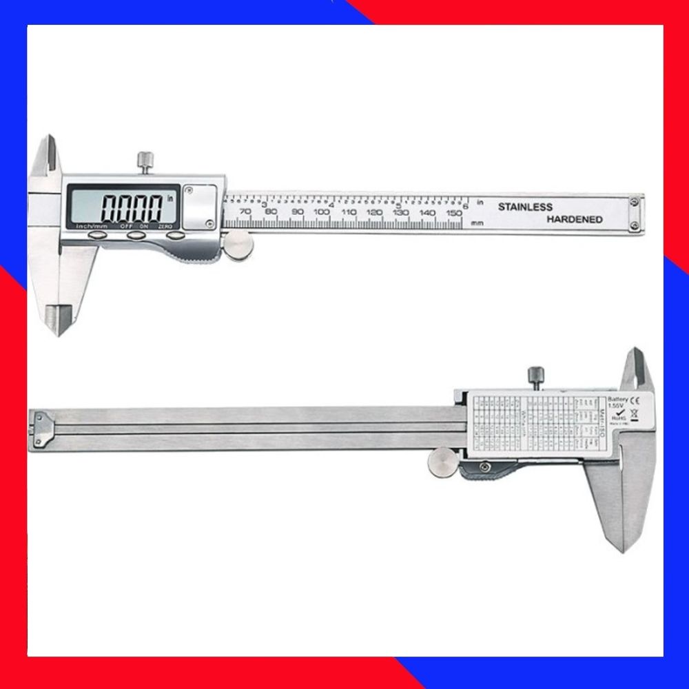 

Best Seller !! Jangka Sorong Digital LCD Vernier Caliper Micrometer 150CM - Silver