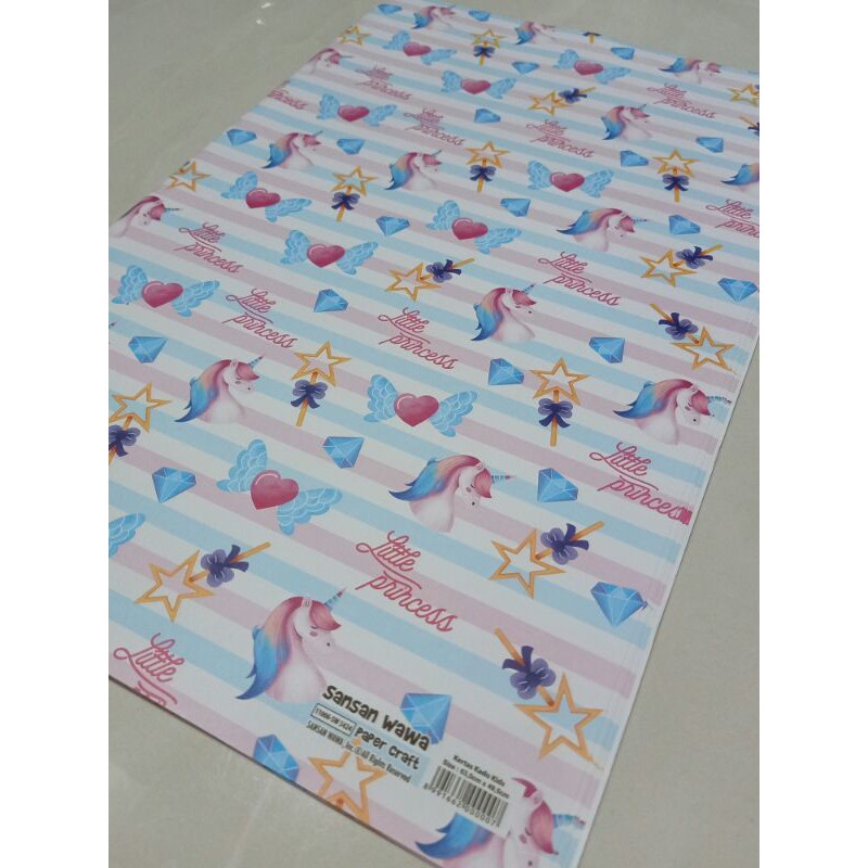 

Kertas Kado Sansan Wawa SW 5424 "Animal/Unicorn/Pony