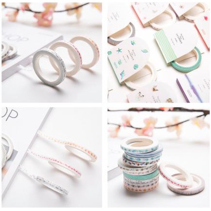 WASHI TAPE PAPER TAPE SOLATIP MOTIF LUCU LUCU UNIK