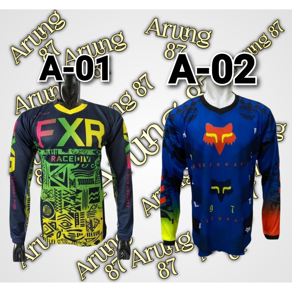 JERSEY FXR FOR SEPEDA GOWES MANCING MOTOR CROSS TRAIL jERSEY
