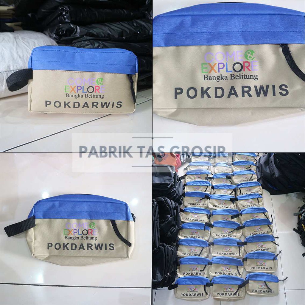 Grosir Tas Pouch Travel Murah Selempang Cewek Cowok Waistbag Tour Keren Formal