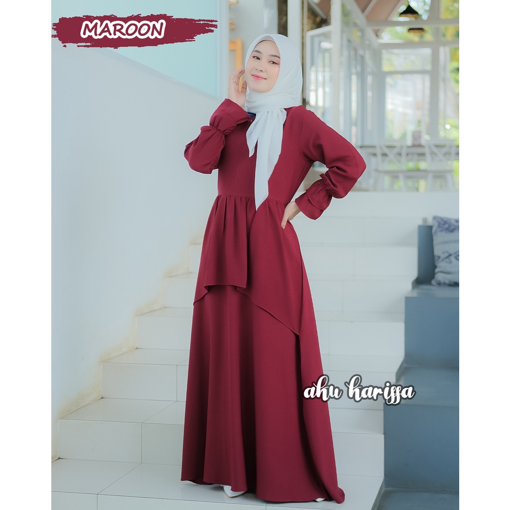 DRESS RAINA ORI BY AKU KARISSA GAMIS RAINA AKU KARISSA GAMIS WANITA FASHION MUSLIMAH DRESS MUSLIMAH 