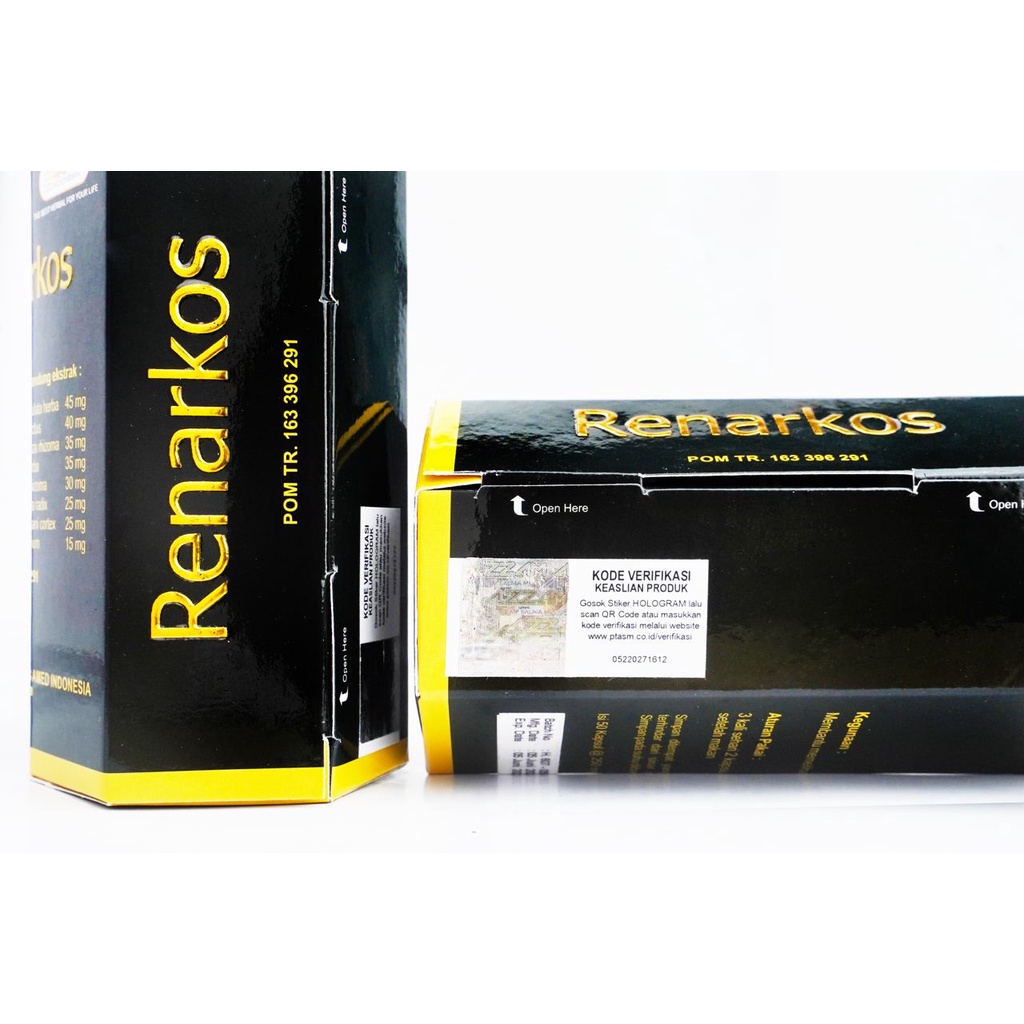 Herbamed RENARKOS Obat Detoksifikasi Paru Paru Herbal Batuk Sinusitis Anti Radikal Bebas Melancarkan Pernafasan