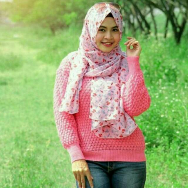 Sweater Popcorn Baju Wanita Harga Murah