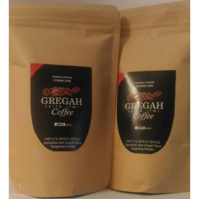 

Kopi luwak liar (arabika sipirok) 200 gram