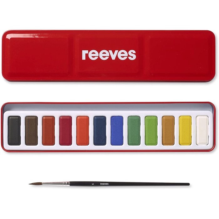 

Reeves Watercolor Metal Tin 12