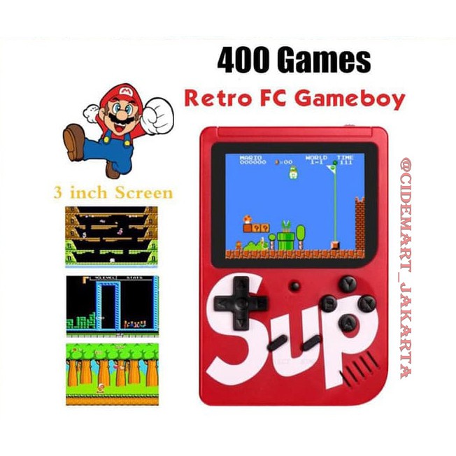 [ORIGINAL] GAMEBOY SUPER MARIO GAME CONSOLE GAME 400 IN 1 RETRO FC CLASSIC