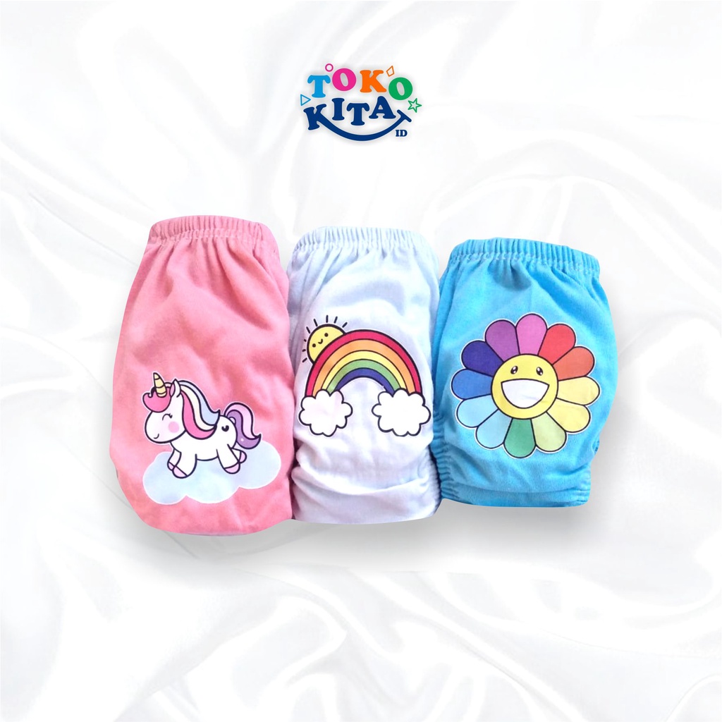 CELANA DALAM ANAK (3 pcs) CD Perempuan Unicorn Little Pony