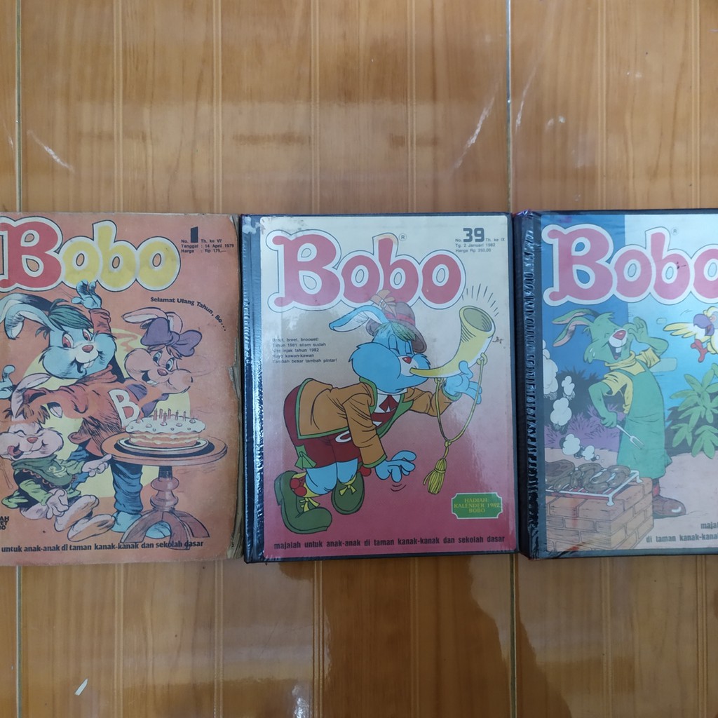 3 Bundel Majalah bobo Jadul