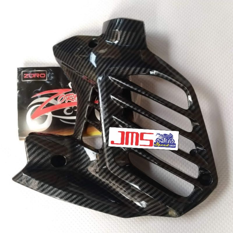 cover tutup carbon radiator yamaha nmax new dan aerox new zoro pnp