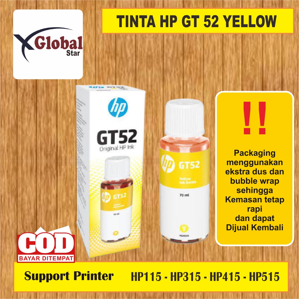 TINTA HP GT53 &amp; GT52 INK PREMIUM(COMPATIBLE) FOR GT 5810 5820