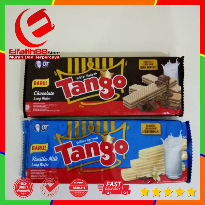 

Wafer Tango Rasa Vanilla dan Cokelat - 130gr