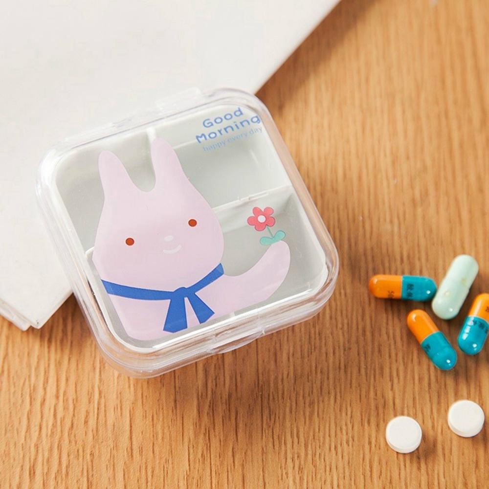 Suyo Kotak Obat Kosong High Quality Portable Mini Lucu Split Pills Organizer