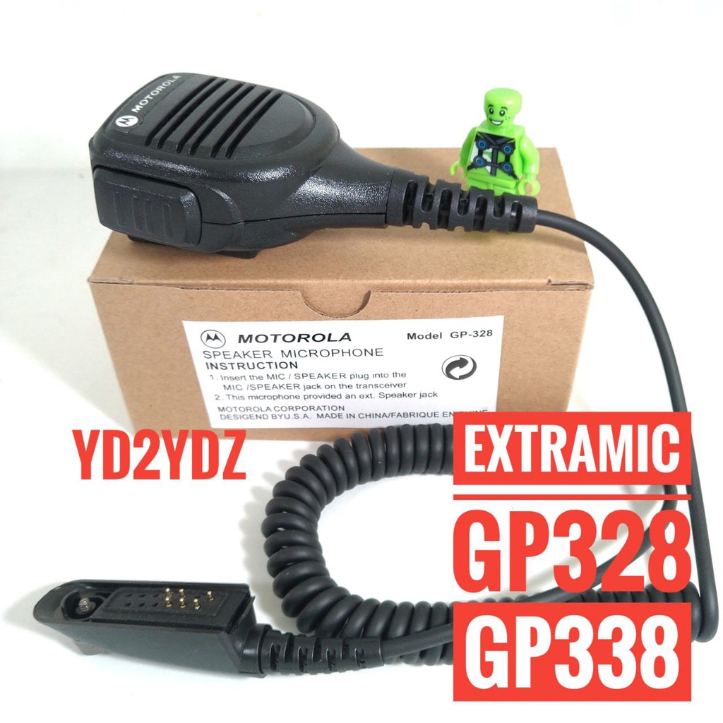 extramic motorola gp328 gp338 ats2500 mic speaker extra handmic shoulder gp 338 328 microphone ats 2500