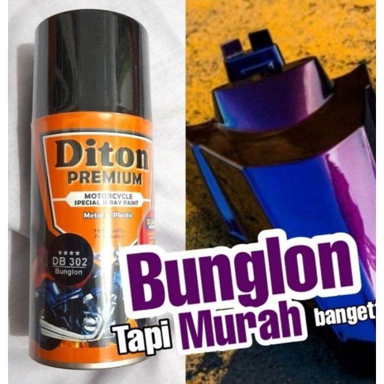 DITON PREMIUM CAT SEMPROT TAHAN BENSIN 300CC BUNGLON CHAMELEON 3D PAINT DB302****