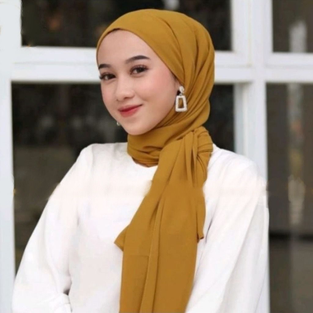 Pashmina Instan Melayu Ceruty Premium