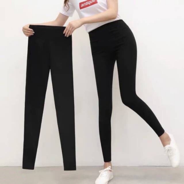 Legging Polos Import Hitam Premium Legging Panjang Basic Wanita By Secret